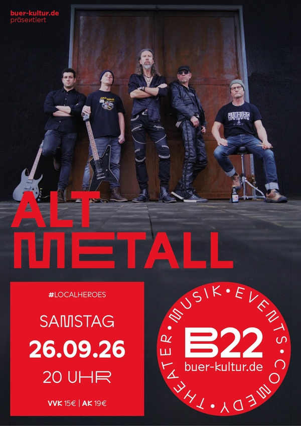 Altmetall | Heavy Metal | Sa. 26.09.2026 | B22